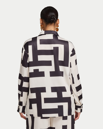 Womens Monogram Resort Shirt
