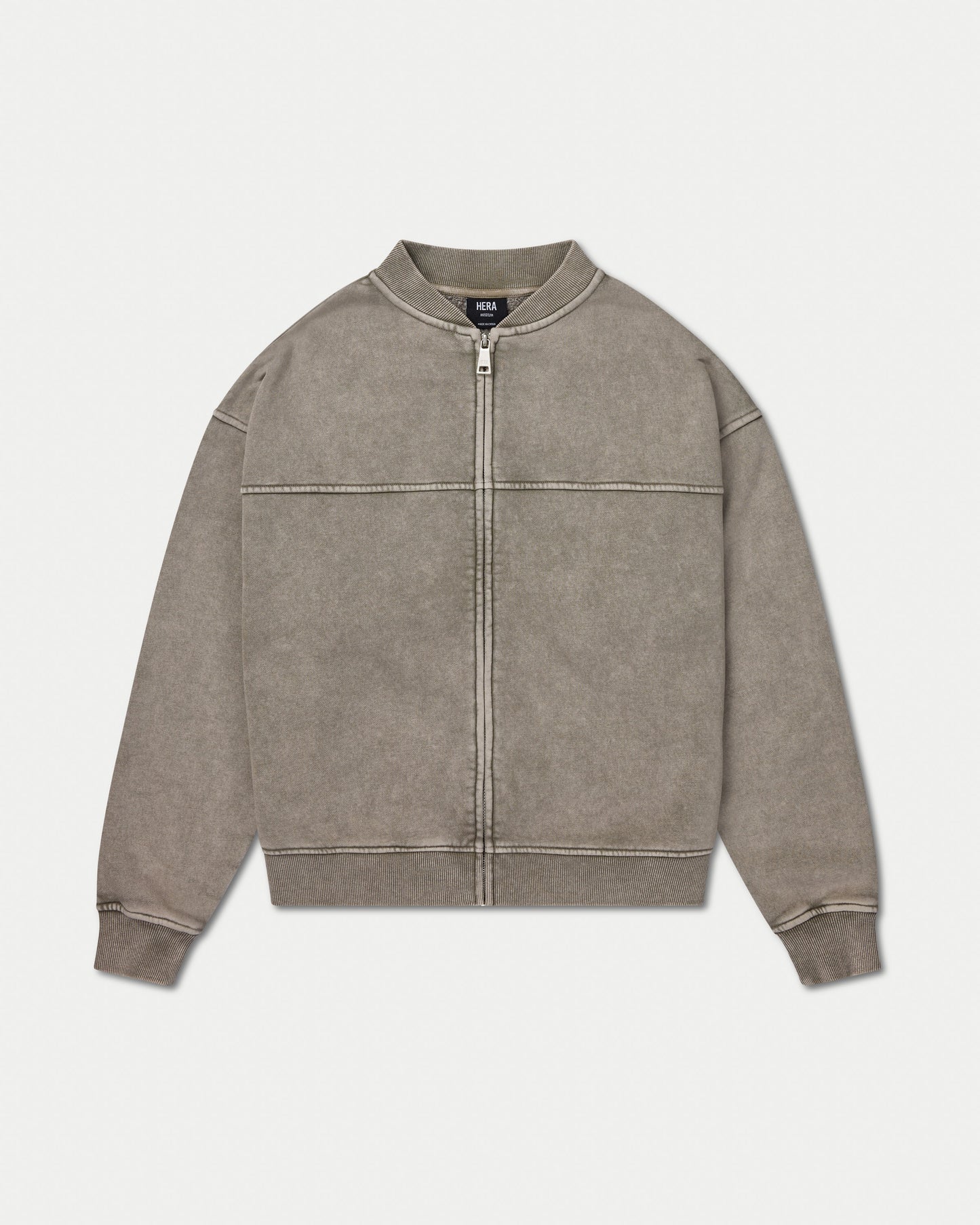 Womens Signature Washed Bomber Jacket