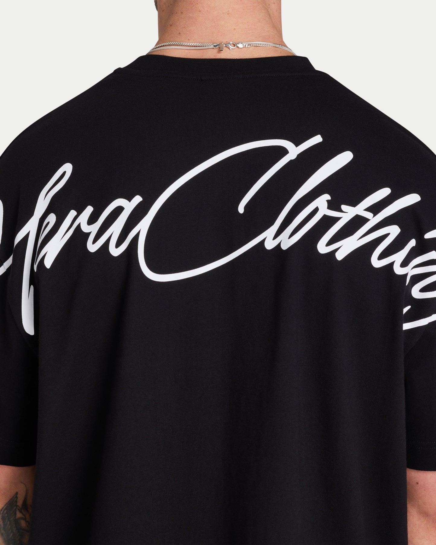 Mens Script Oversized T-shirt