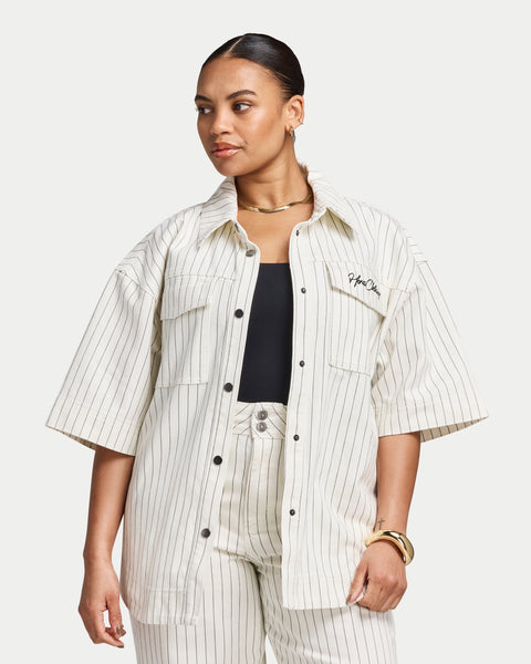 Denim Short Sleeve Shirt
