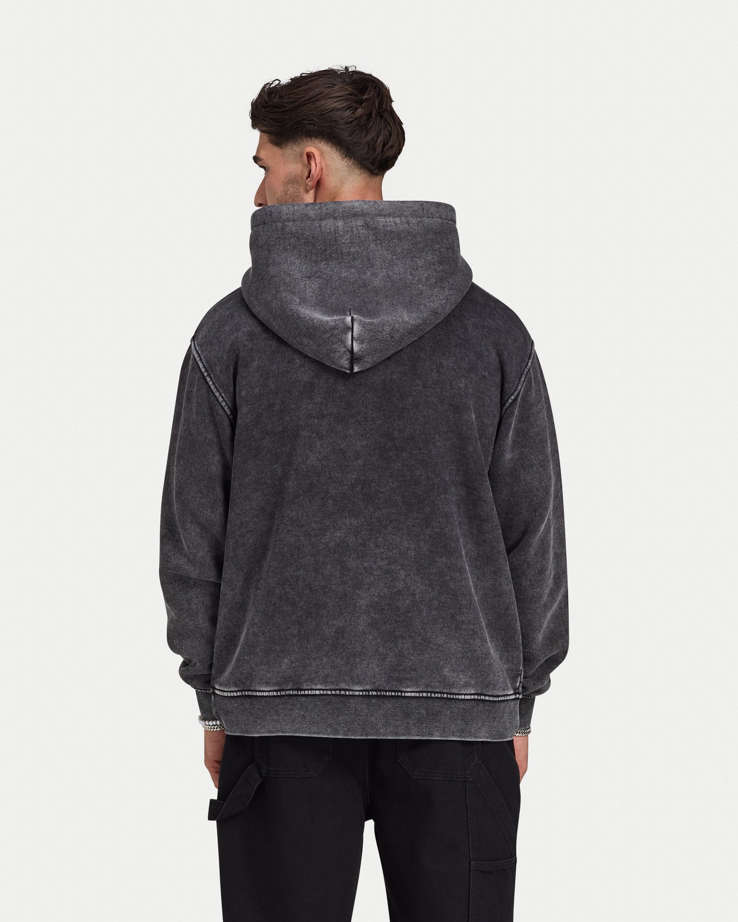 Mens Signature Washed Oversized Hoodie