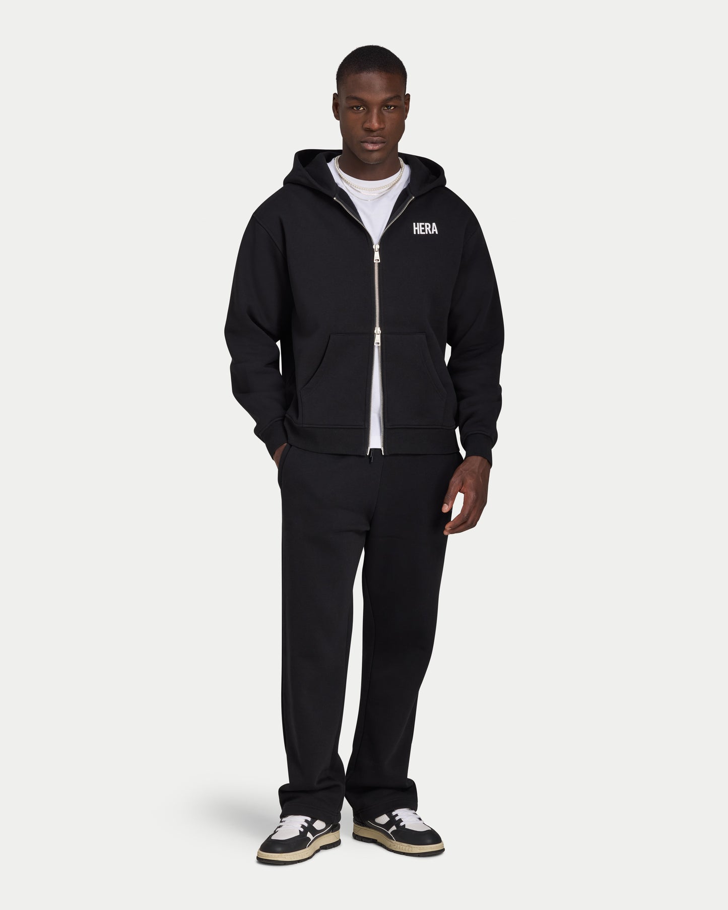 Mens Staple Oversized Zip up Hoodie