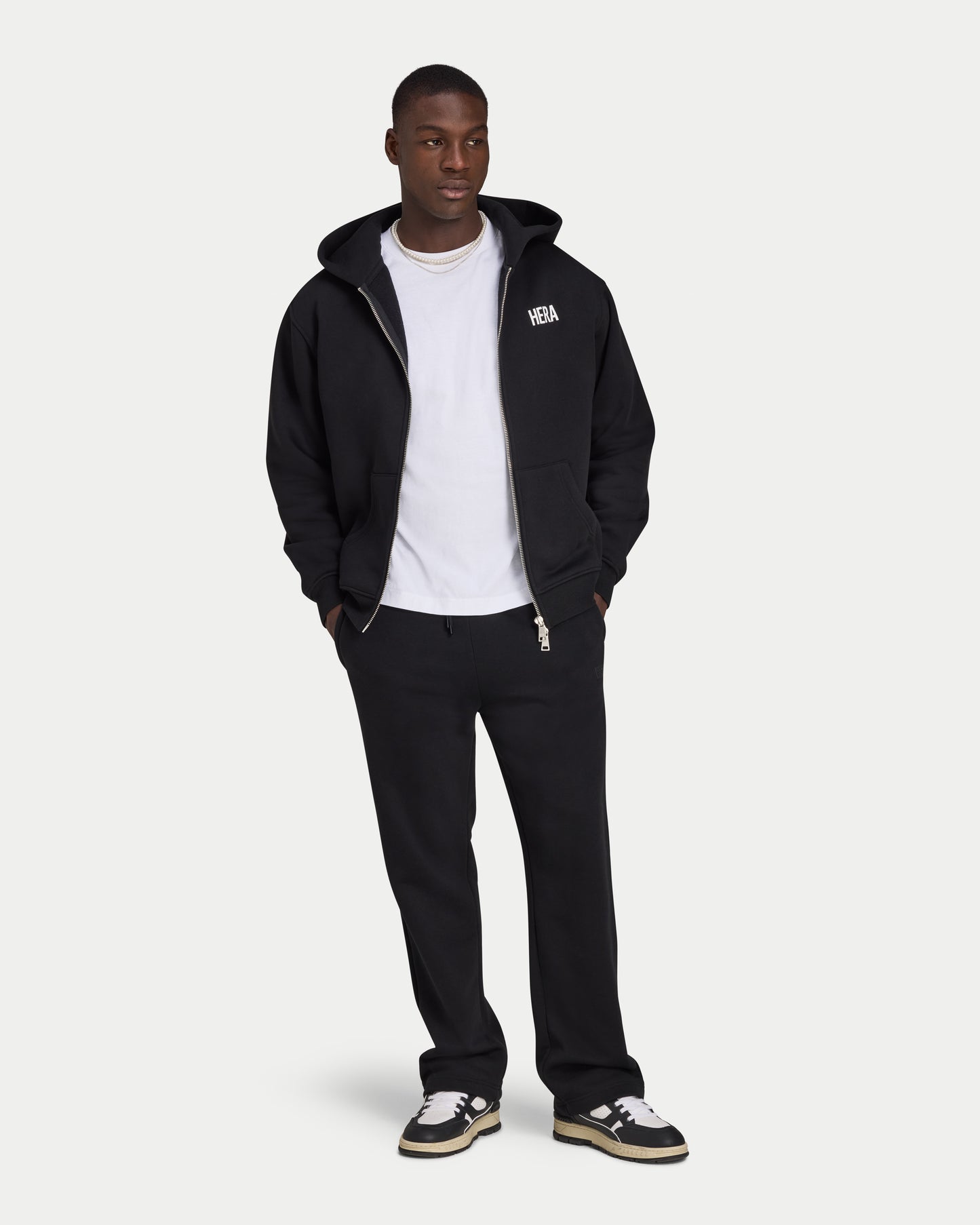 Mens Staple Oversized Zip up Hoodie