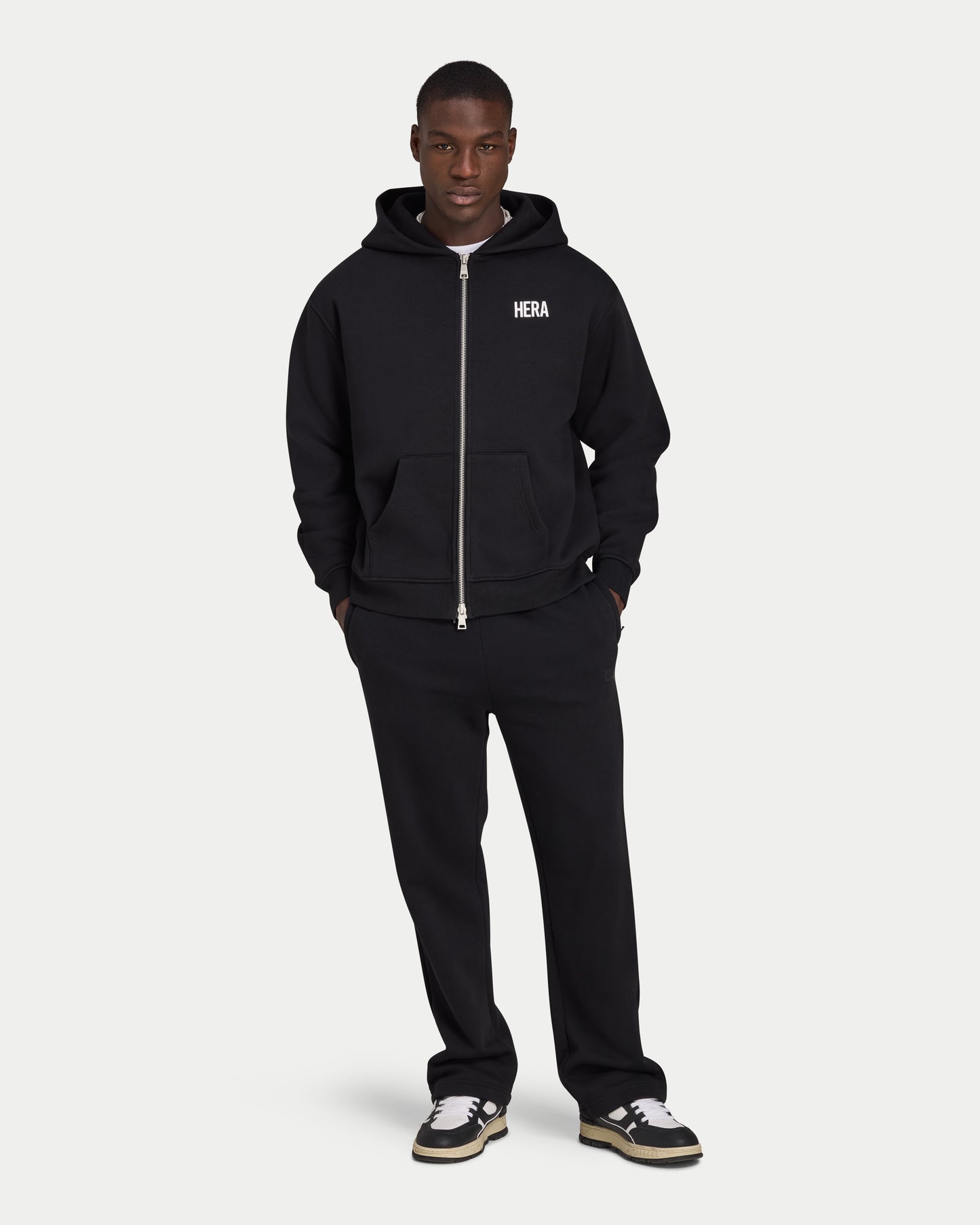 Mens Staple Oversized Zip up Hoodie