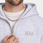 Mens Staple Oversized Zip up Hoodie