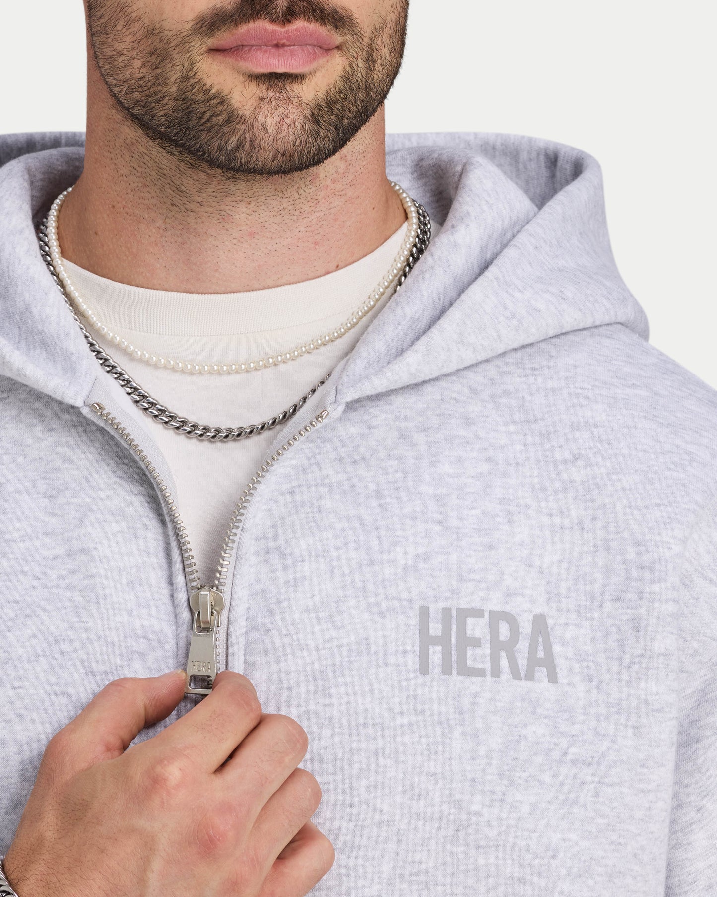 Mens Staple Oversized Zip up Hoodie