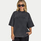 Womens Signature Washed Oversized T-shirt