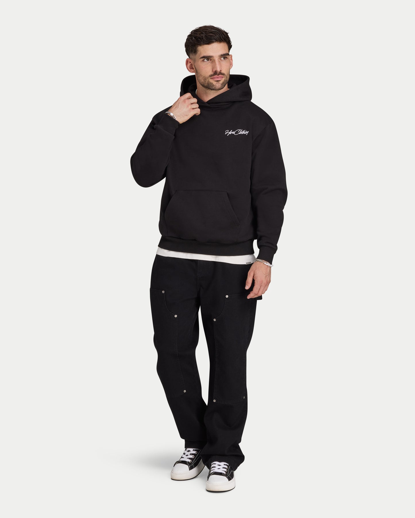 Mens Script Heavyweight Hoodie