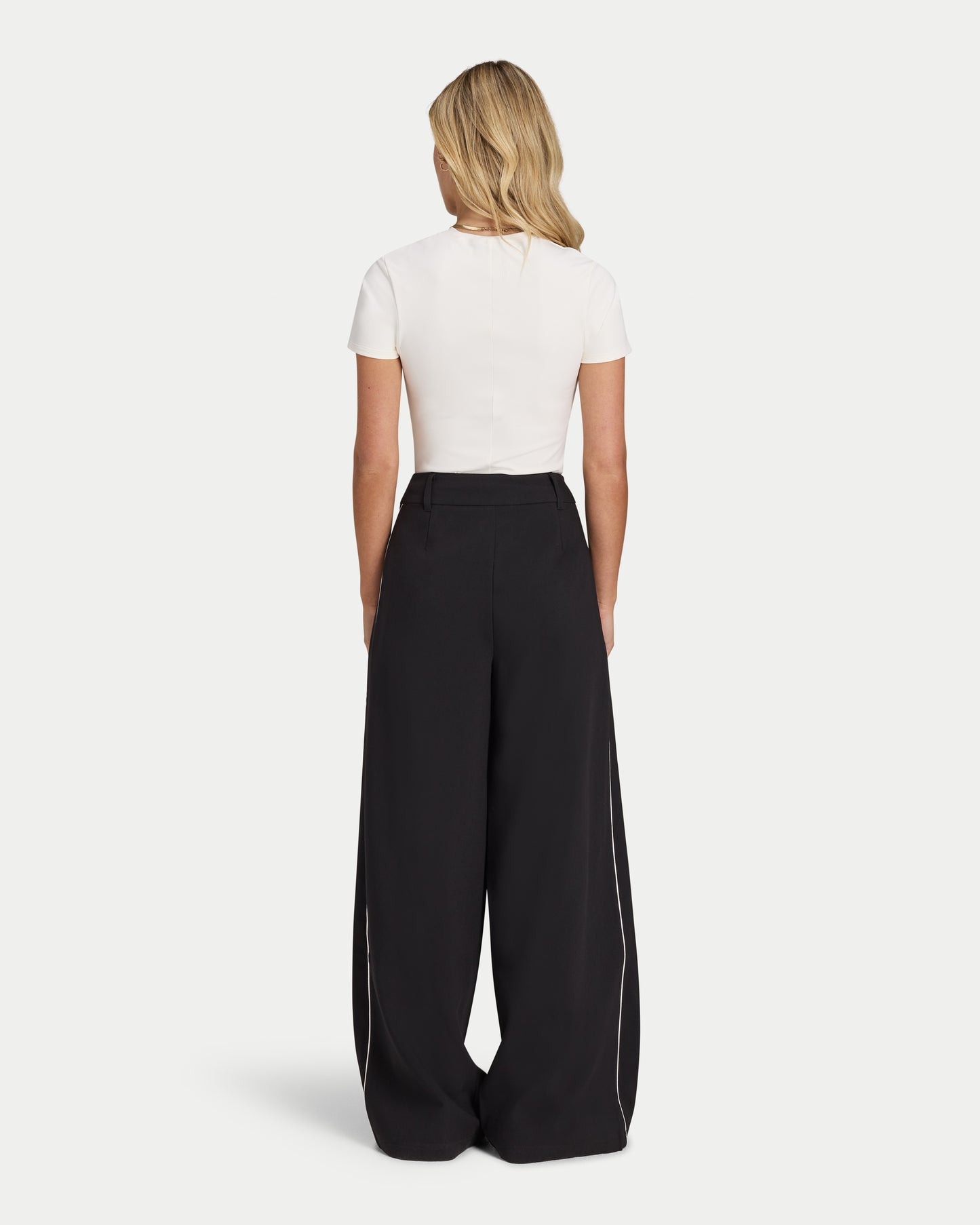 Womens Studio Wide Leg Trouser