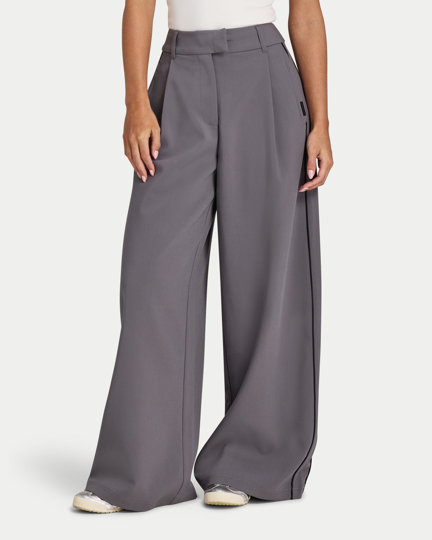 Womens Studio Wide Leg Trouser