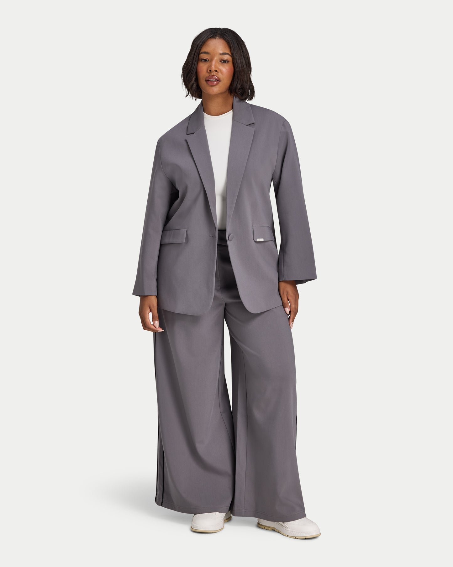 Womens Studio Wide Leg Trouser