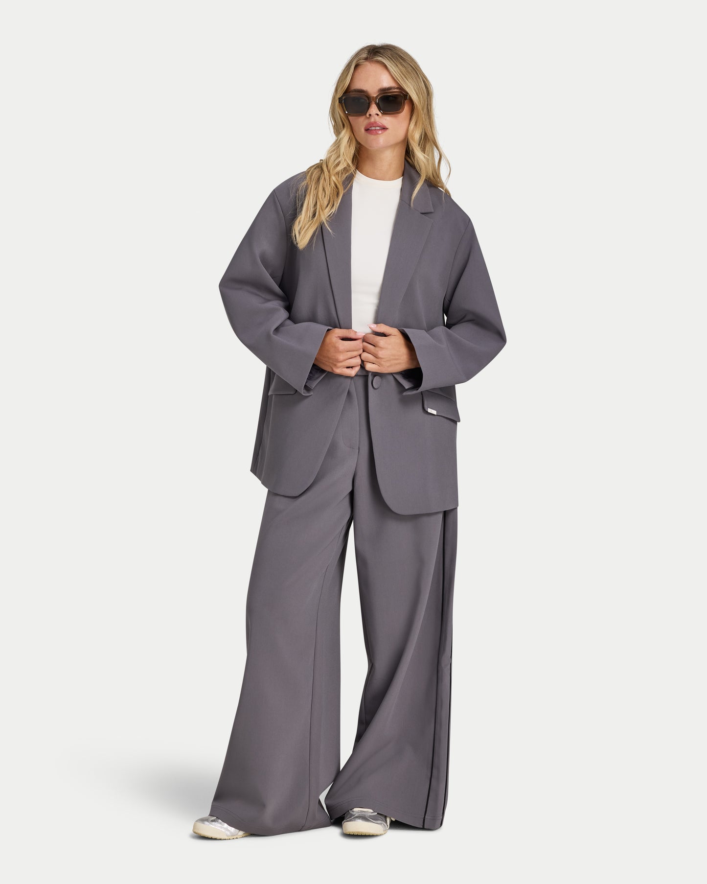 Womens Studio Wide Leg Trouser