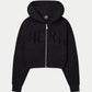 Womens 365 Cropped Zip Hoodie