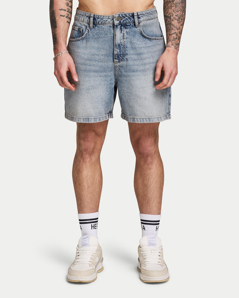 Relaxed Denim Short
