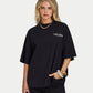 Womens Script Oversized T-shirt