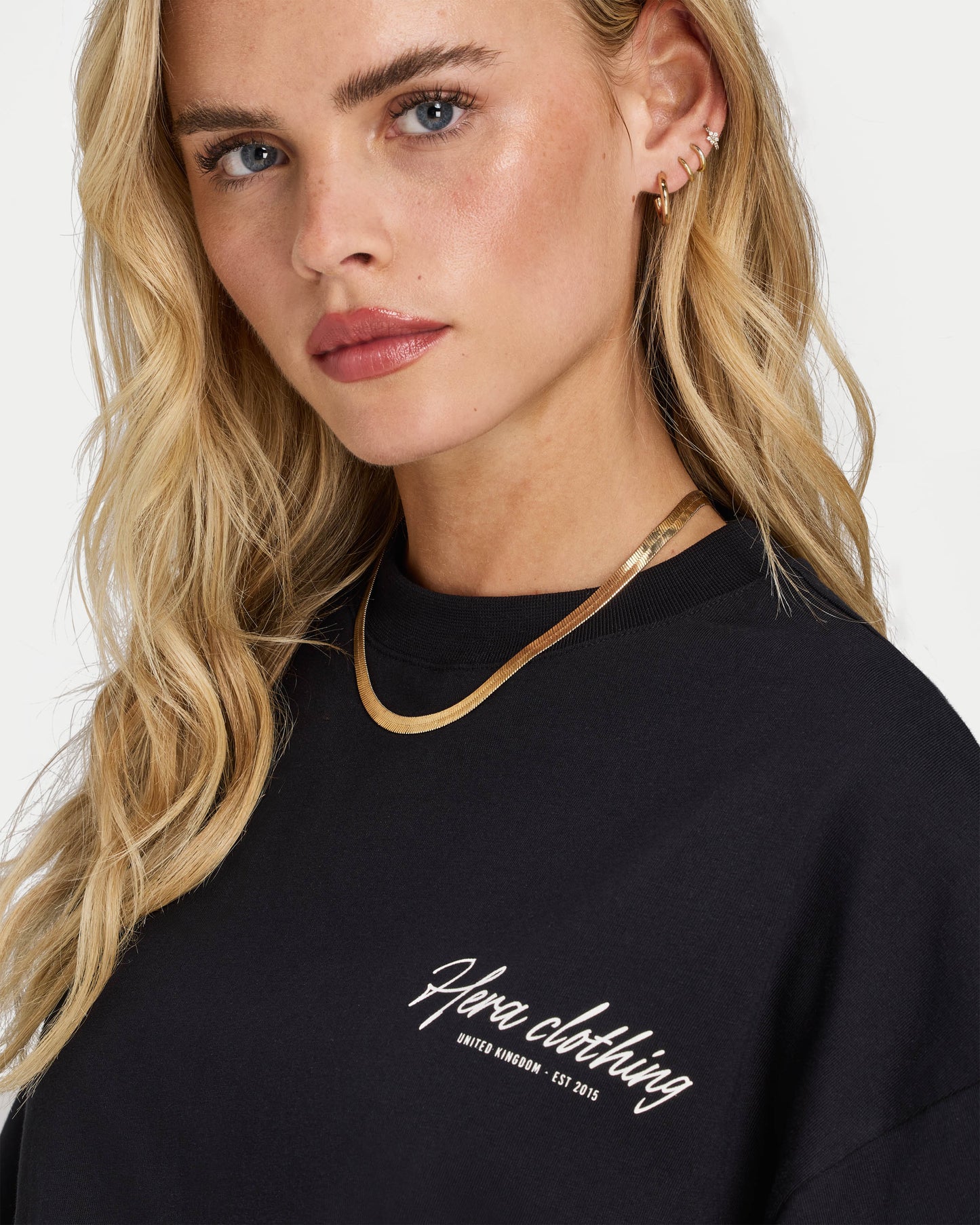Womens Script Oversized T-shirt