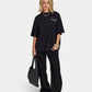Womens Script Oversized T-shirt