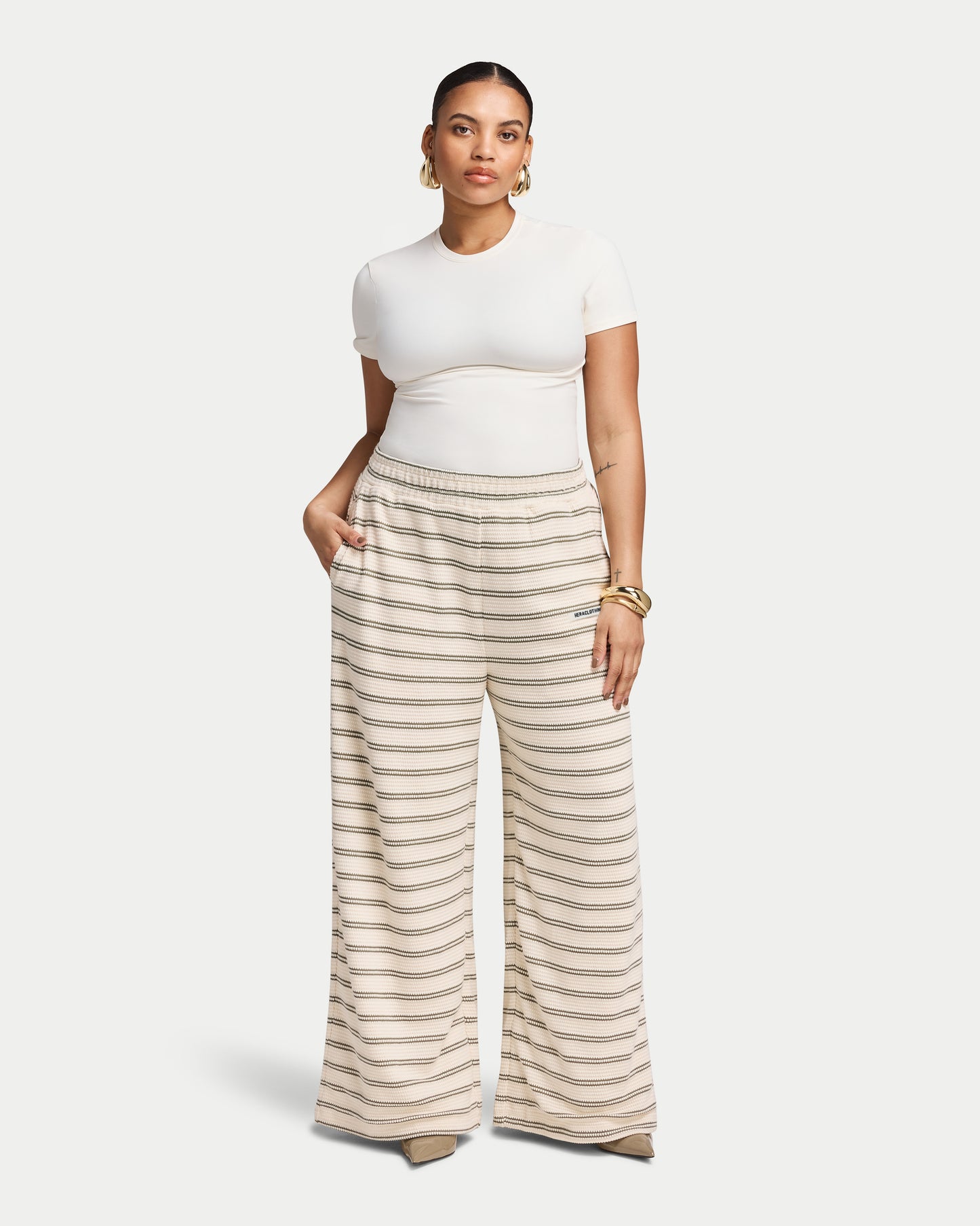 Womens Resort Crochet Trouser