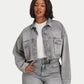 Womens Cropped Denim Jacket