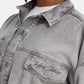 Womens Cropped Denim Jacket