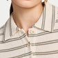 Womens Resort Crochet Polo