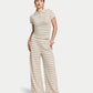 Womens Resort Crochet Trouser