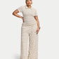 Womens Resort Crochet Polo