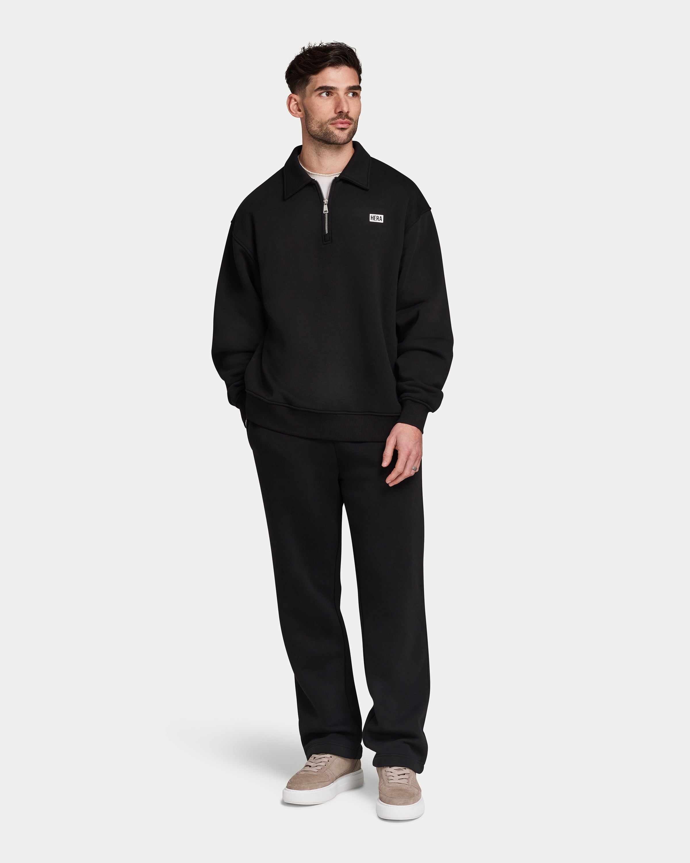 Mens Collective Oversized ¼ Zip Sweatshirt – HERA Clothing