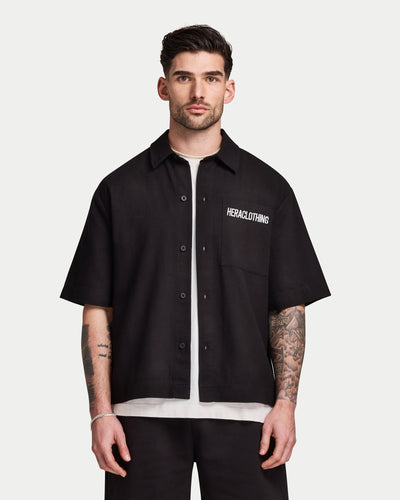 Mens Short Sleeve Cotton Shirt