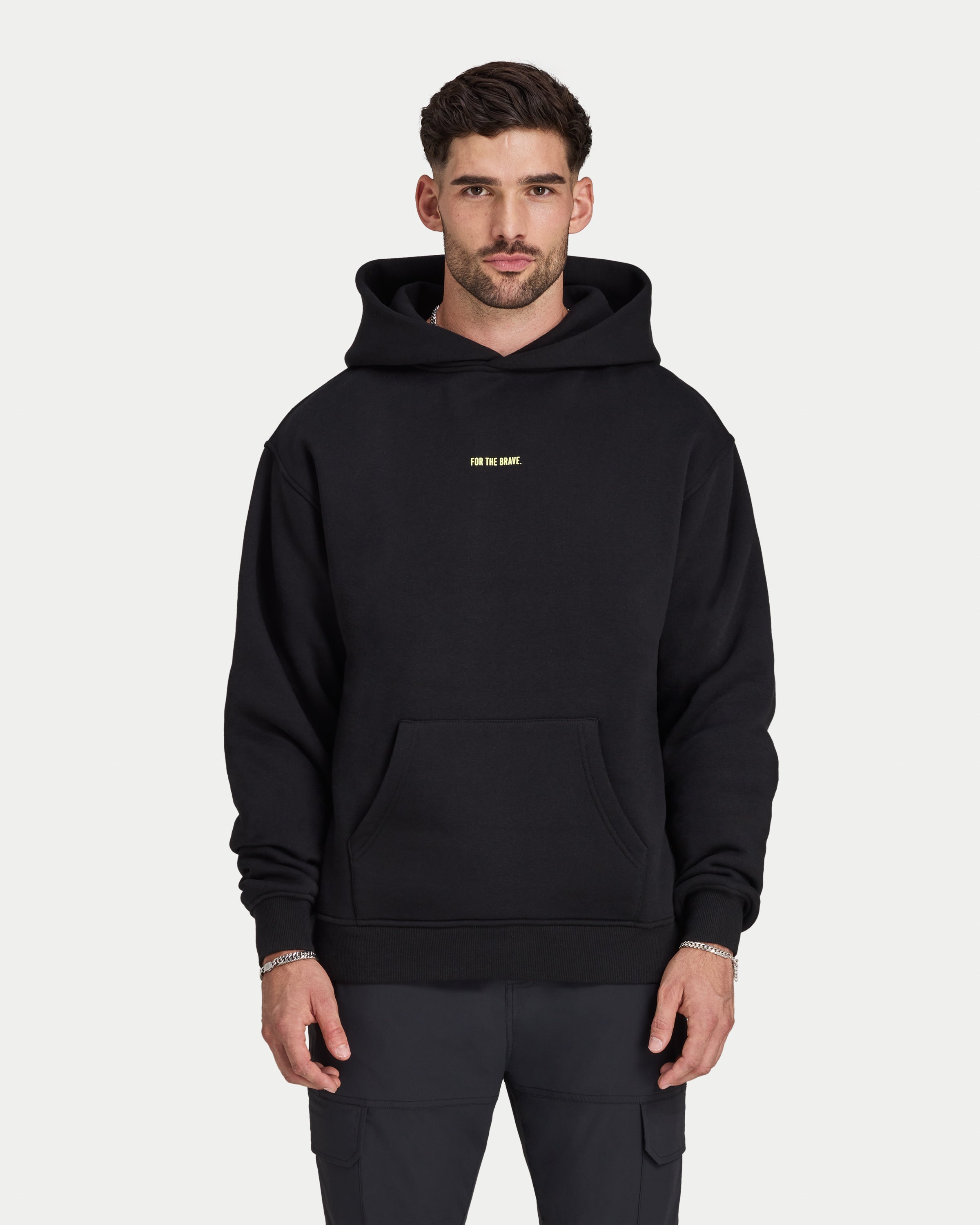 ◆Hera Mens For the Brave Oversized Hoodie – HERA Clothing