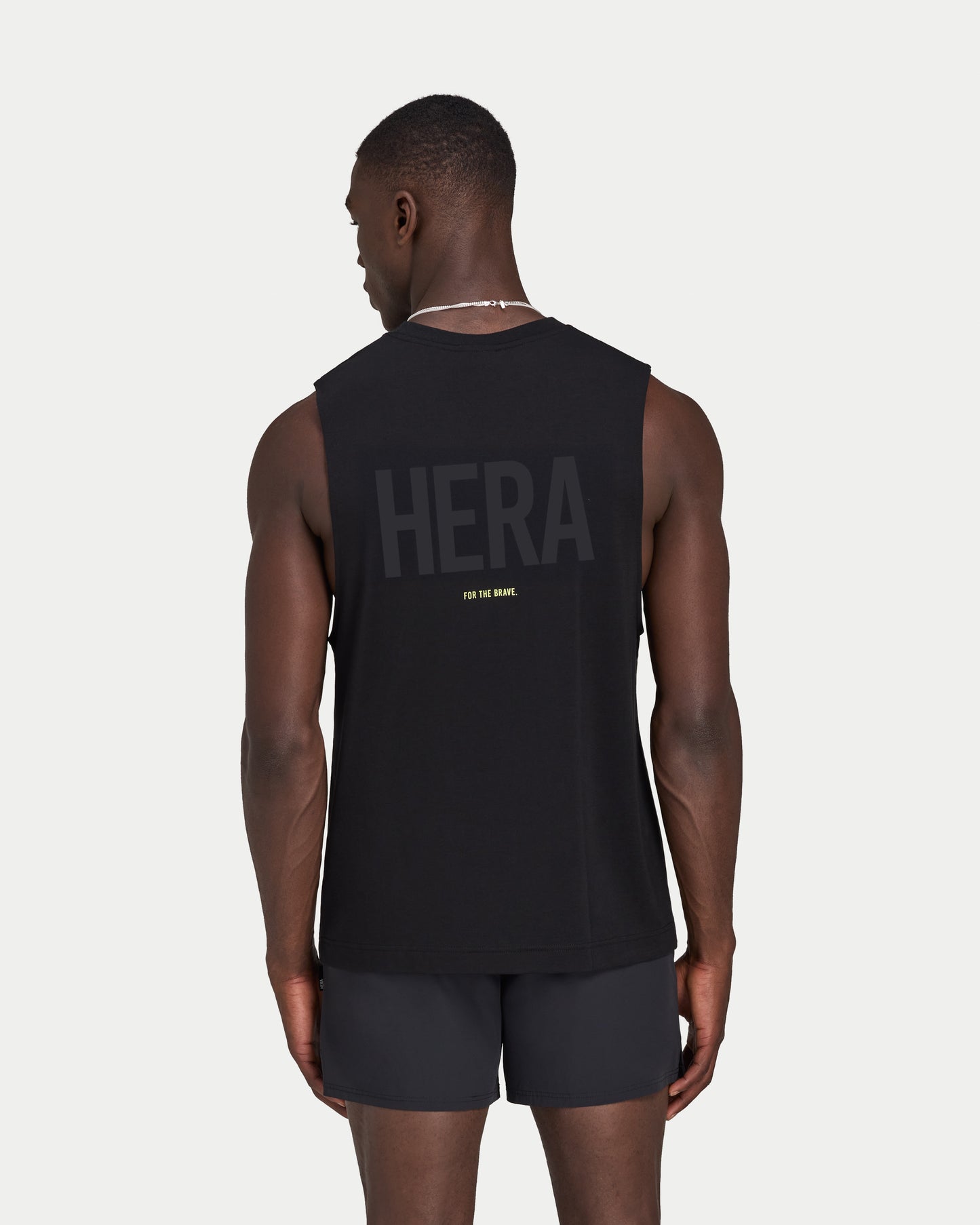 Mens For the Brave Oversized Tank