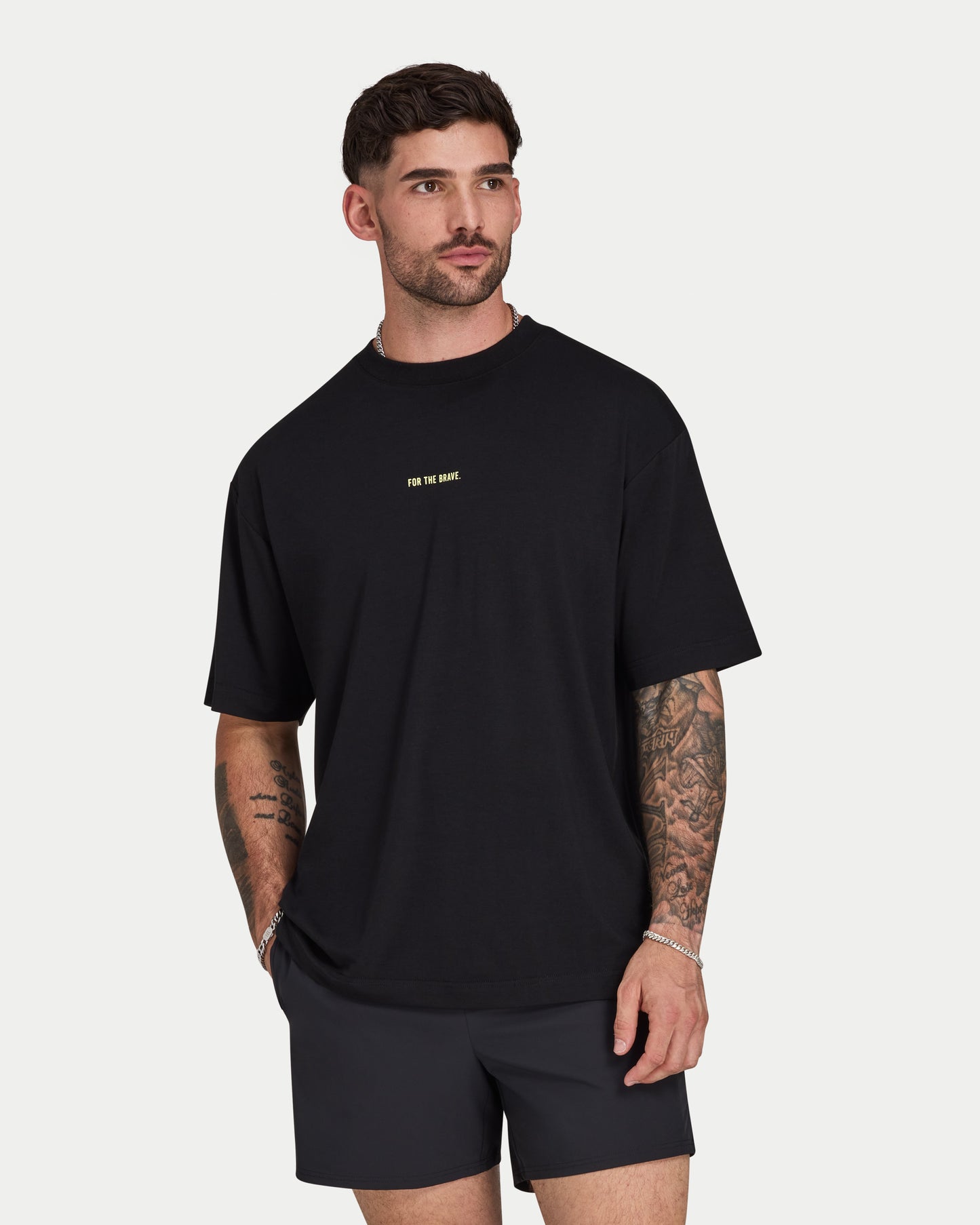 Mens For the Brave Oversized T-Shirt