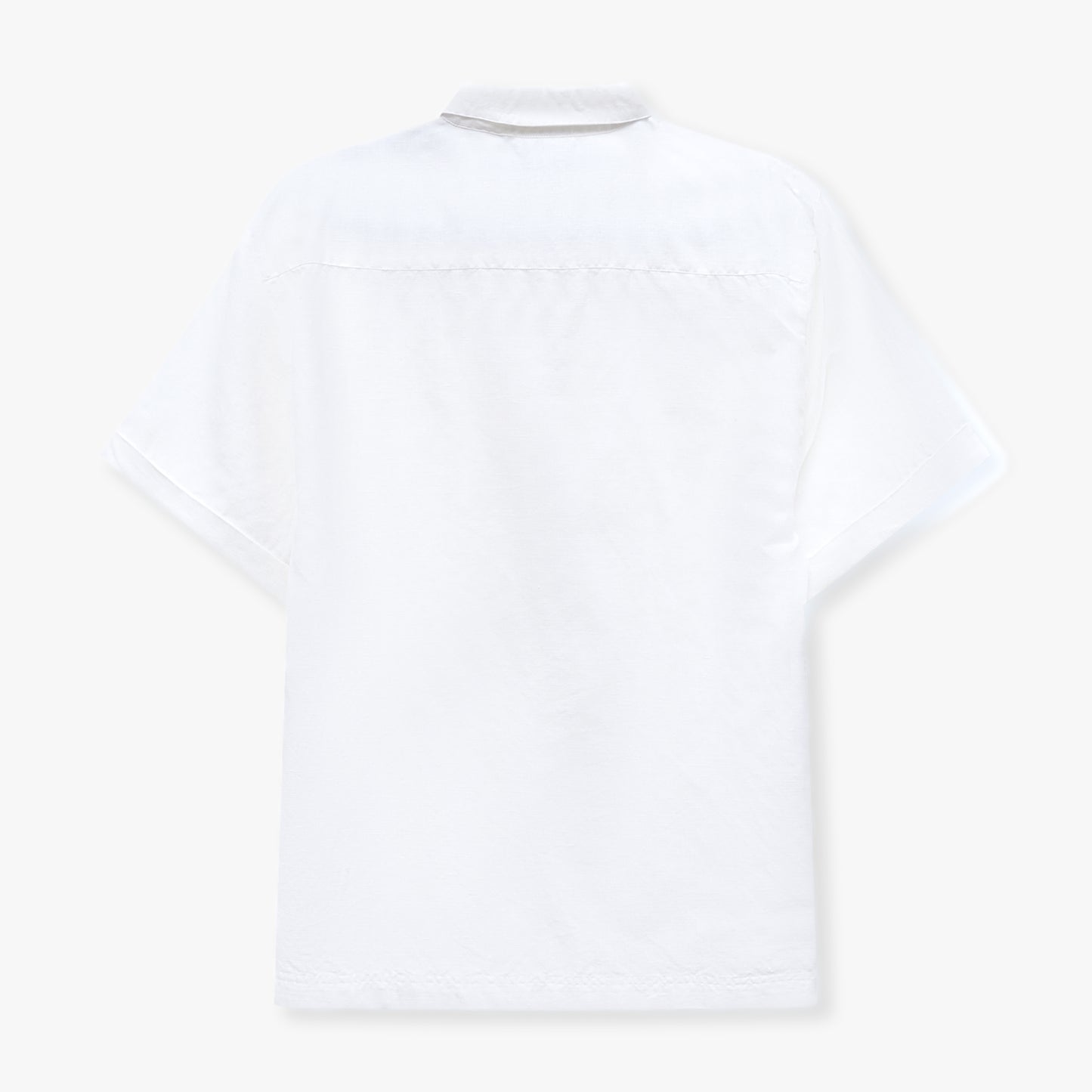 REWEAR قميص مزيج الكتان - أبيض