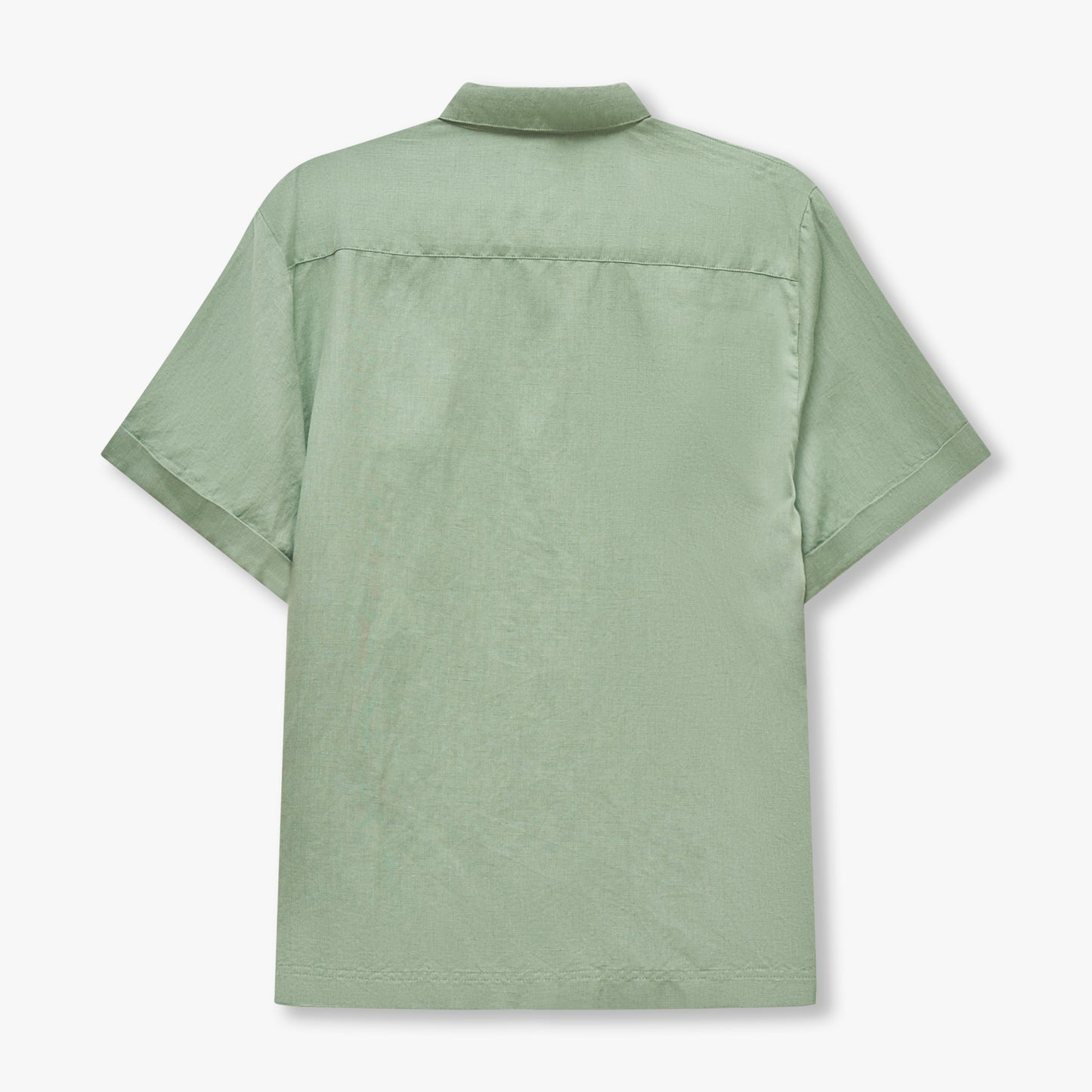 REWEAR Linen Mix Shirt - Hedge Green