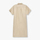 REWEAR Linen Mix Shirt Dress - Oatmeal