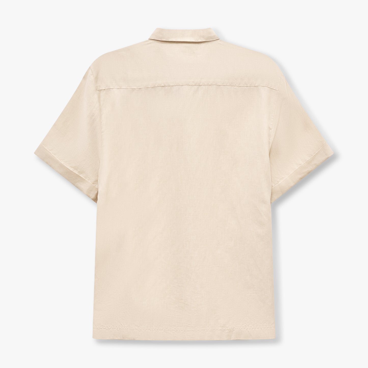 REWEAR Linen Mix Shirt - Oatmeal