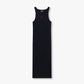 Womens Ribbed Base Racer Midi Dress