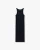Womens Ribbed Base Racer Midi Dress