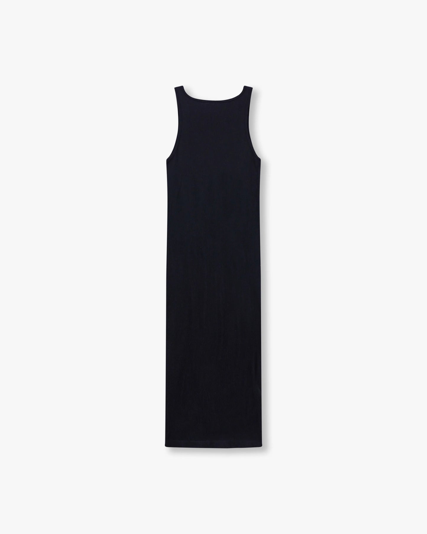 Womens Ribbed Base Racer Midi Dress