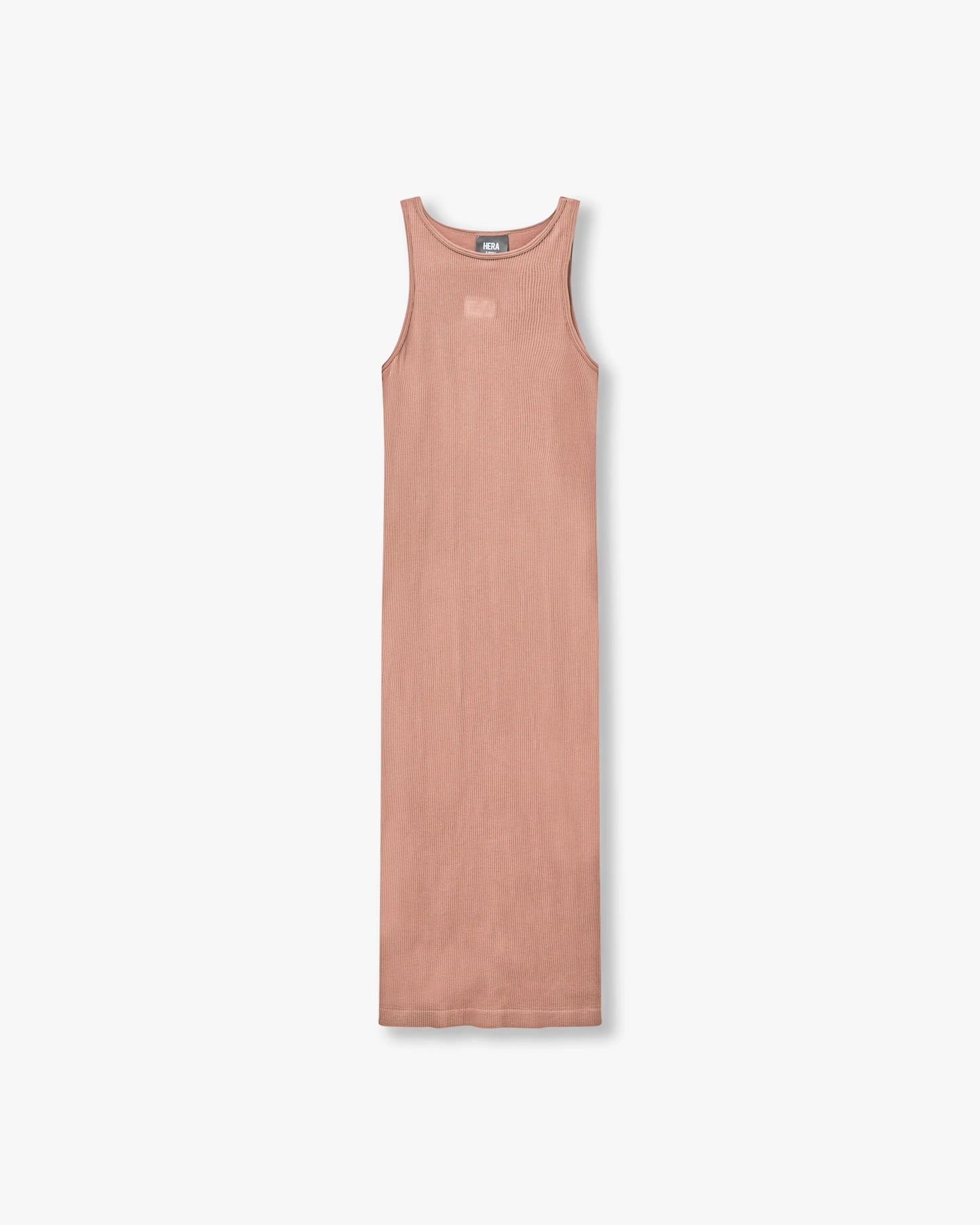 Womens Ribbed Base Racer Midi Dress