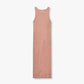Womens Ribbed Base Racer Midi Dress
