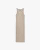 Womens Ribbed Base Racer Midi Dress