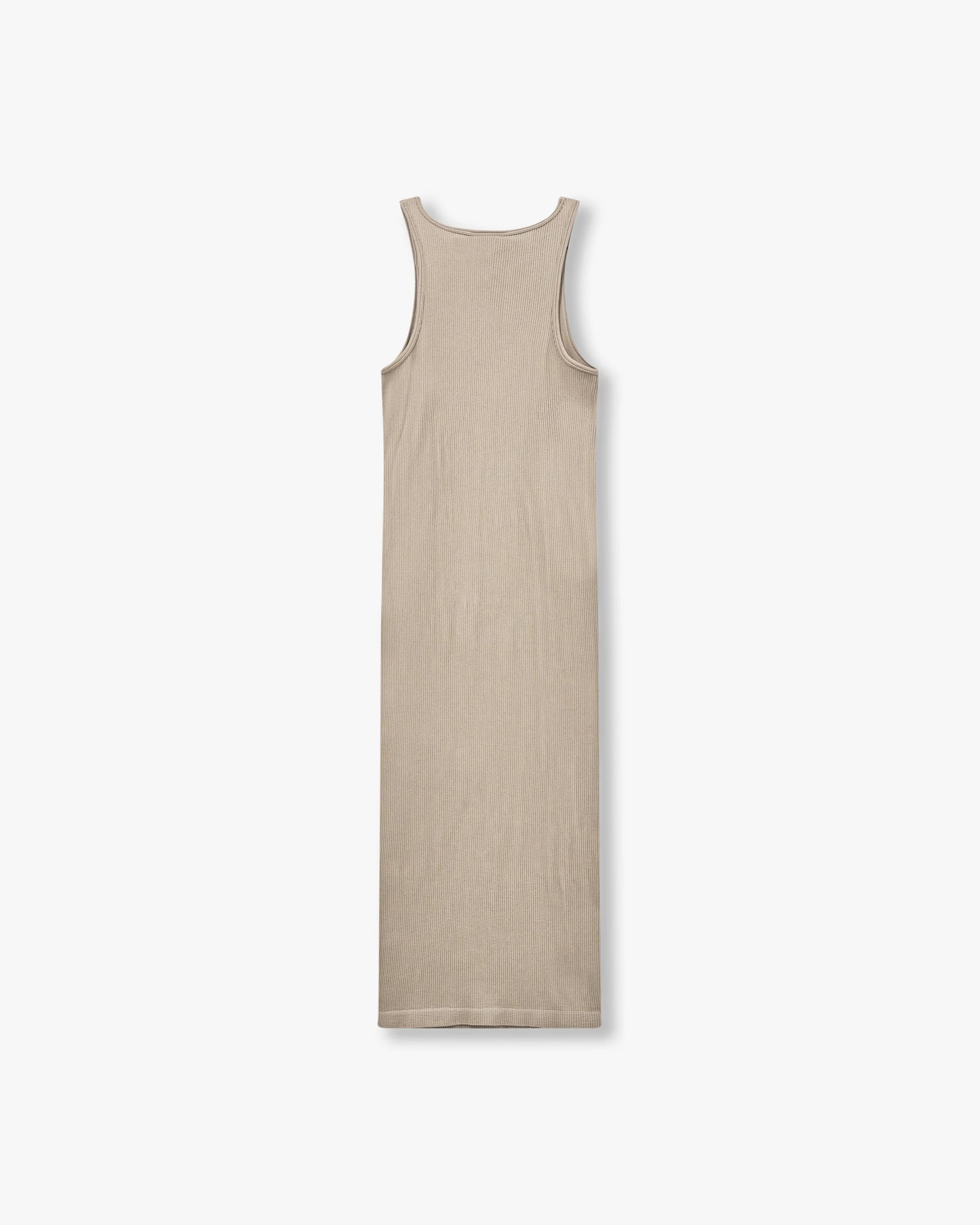 Womens Ribbed Base Racer Midi Dress