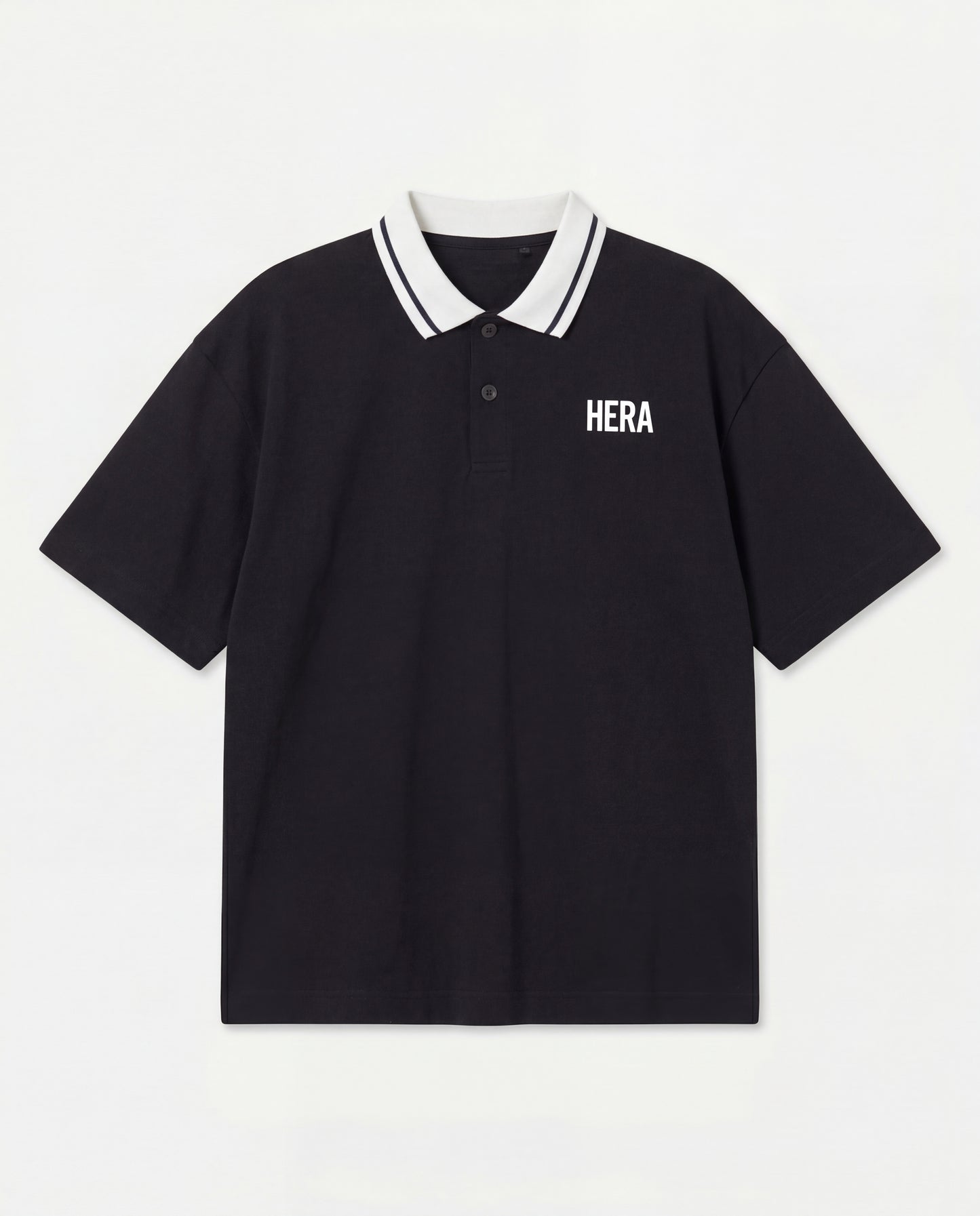 Mens Staple Oversized Polo T-Shirt