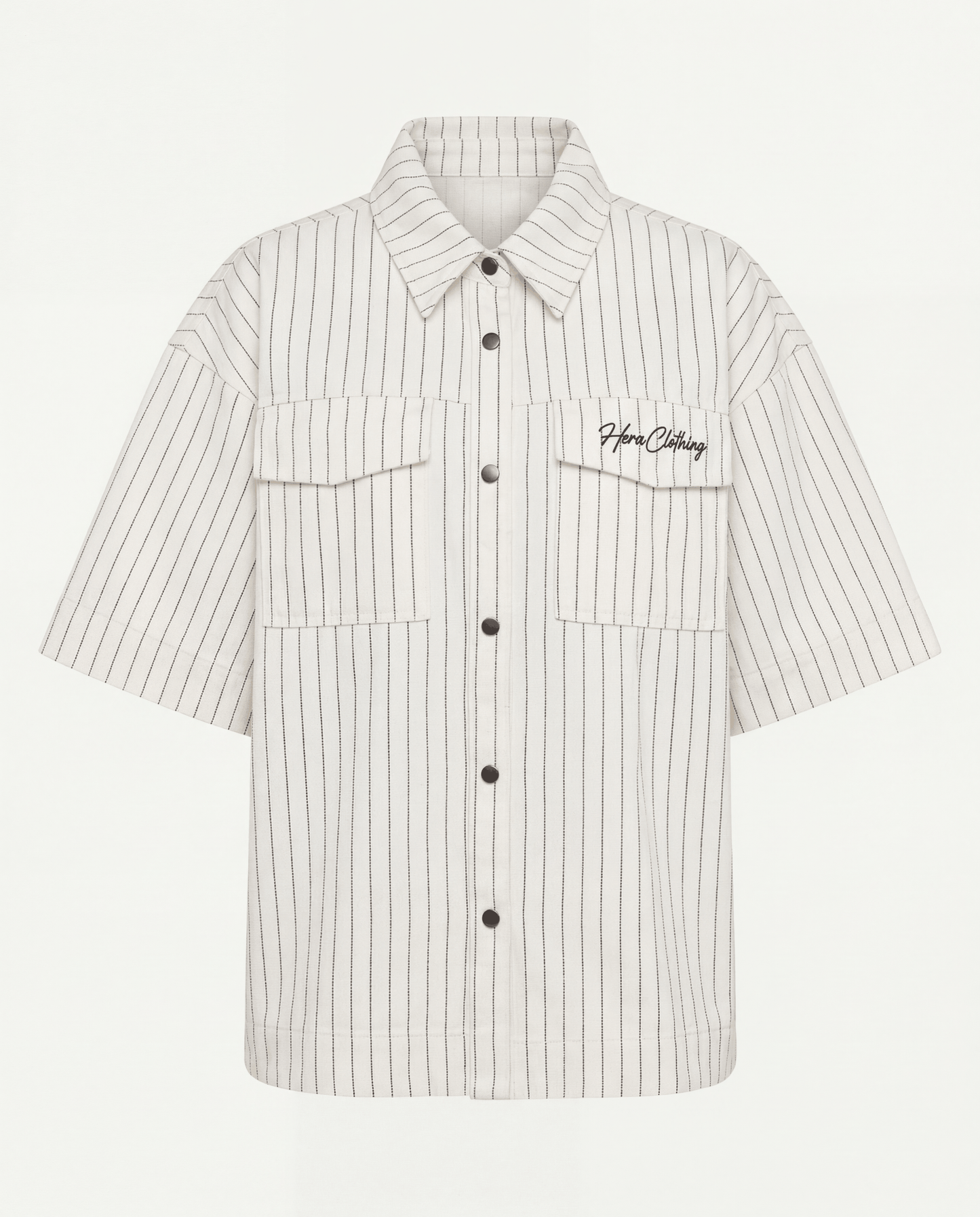 Womens Denim Short Sleeve Shirt