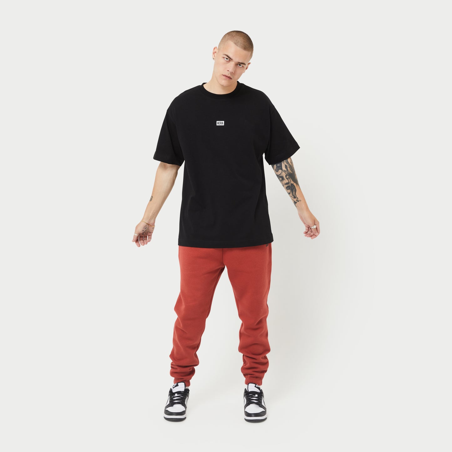 Mens Collective Oversized T-Shirt - Black