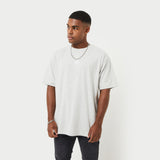 Mens Collective Oversized T-Shirt - Grey Marl