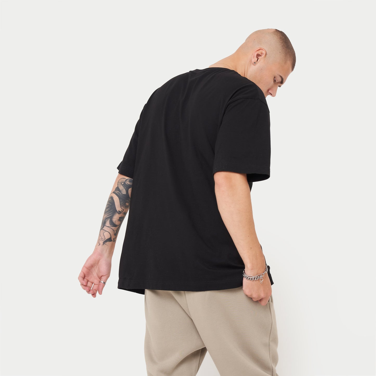 Mens Imprint Oversized T-Shirt - Black
