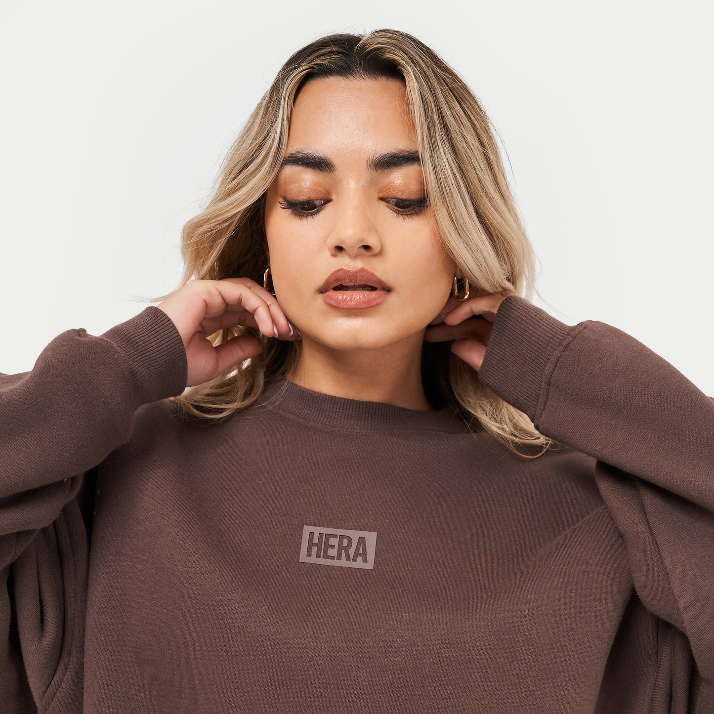 Womens Collective Sweatshirt - Slate Brown