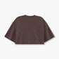 Womens Icon Cropped T-Shirt - Slate Brown